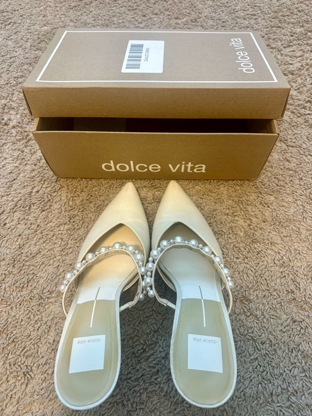 Dolce Vita Kanika Pearl Pointed Heels